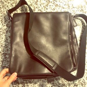 Coach Leather Messenger Bag